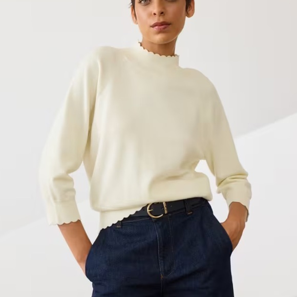 LK Bennett Sweaters - L K Bennett Betty merino wool sweater ivory